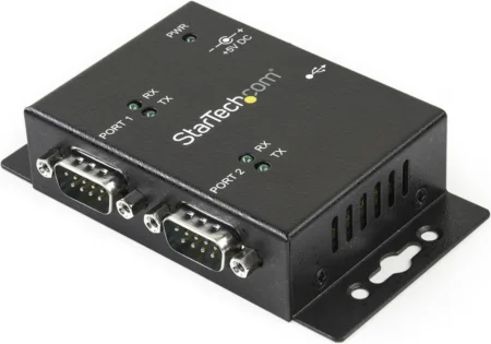 Adaptador Hub Usb A Serial Db9 Ftdi De 2 Puertos De Pared