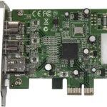 Adaptador Tarjeta PCI Express Firewire Perfil Bajo 3 Puertos .