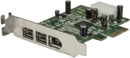 Adaptador Tarjeta PCI Express Firewire Perfil Bajo 3 Puertos .