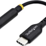 Adaptador De Audio Startech Usbcaudio2, USB-C Macho A 3.5Mm Hembra/Negro