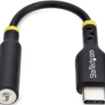 Adaptador De Audio Startech Usbcaudio2, USB-C Macho A 3.5Mm Hembra/Negro