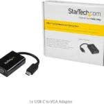 Adaptador De Video Externo USB-C A VGA Con Power Delivery .