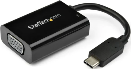Adaptador De Video Externo USB-C A VGA Con Power Delivery .
