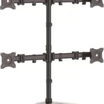 Base De Soporte Ajustable Vesa A Para 4 Monitores De Hasta 27