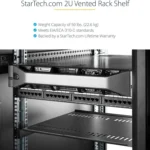 Charola Fija 2U 22Kg De Rack Cantilever 16 Pulgadas Profundidad