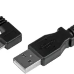 Cable 0.5M Micro USB Acodado A Izquierda Para Smartphones