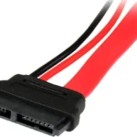 Cable 15Cm Adaptador Slim Line SATA A SATA Con Corriente .