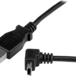 Cable 1M Mini USB B A USB A Acodado Hacia Arriba Adaptador .