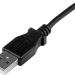 Cable 1M Mini USB B A USB A Acodado Hacia Arriba Adaptador .