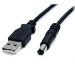 Cable 2M Adaptador USB A Macho A Conector Coaxial Barrel M 5V .