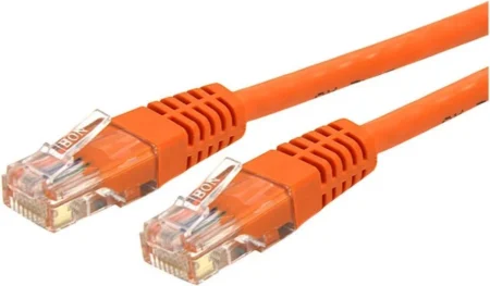 Cable 15.2M Gigabit Ethernet Red Cat6 Utp RJ45 Moldeado Naran.a