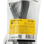 Cable De 3M De Alimentacion Acodado Nema 5-15P A C13 De Pc