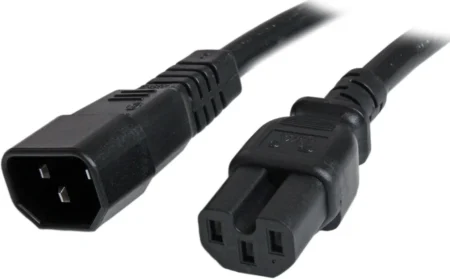 Cable 1.8M Adaptador 14 Awg C14 A C15 Jumper Bridge Servidor.