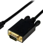 Cable 1.8M Adaptador Activo Mini Displayport A VGA Negro .