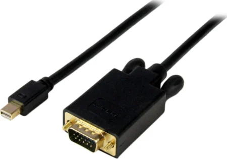 Cable 1.8M Adaptador Activo Mini Displayport A VGA Negro .