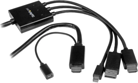 Convertidor HDMI Displayport Mini Displayport A HDMI Cable 2M