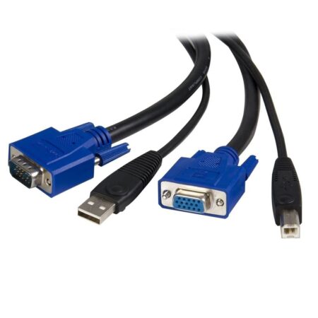 Cable Kvm 1.8M Todo En Uno VGA . .