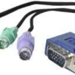Cable Kvm 1.8M Ultra Delgado VGA Ps2 Hd15 Macho A Macho .