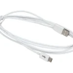 Cable 2M Micro USB B A USB A Adaptador Blanco Telefono .