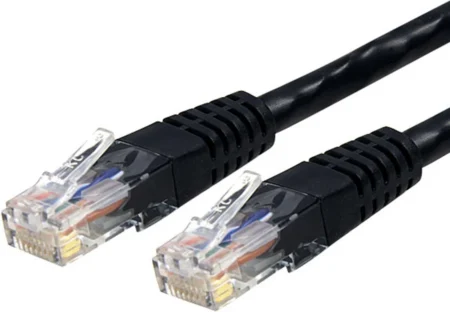 Cable Negro Moldeado De 4.5M Cat6 RJ45 Utp Gigabit Ethernet .