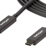 Cable 2M Thunderbolt 3 USB-C Bl Anco Compatible Displayport