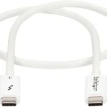 Cable 0.5M Thunderbolt 3 USB-C Blanco Compatible Displayport