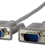 Cable VGA 1.8M Pantalla Monitor Hd15 Gris 2X Macho .