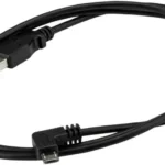 Cable De 1M Micro USB Conector Acodado A La Derecha