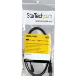 Cable De 1M Micro USB Conector Acodado A La Derecha