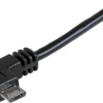 Cable De 2M Micro USB Conector Acodado A La Derecha .