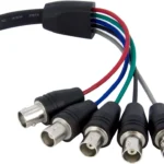 Cable De 30Cm Coaxial VGA A 5 Bnc Rgbhv Para Monitor