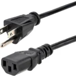 Cable De Poder De 7.6M Para Pc Computadora Nema5-15P A C13 .