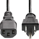 Cable De Poder De 7.6M Para Pc Computadora Nema5-15P A C13 .