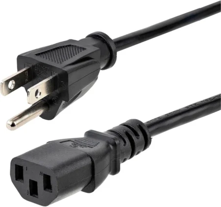 Cable De Poder De 7.6M Para Pc Computadora Nema5-15P A C13 .