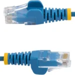 Cable 1M De Red Cat6 Sin Enganches Azul