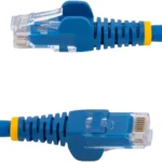Cable Ethernet Cat 6 De 3M Lszh Patch Utp Sin Enganches Azul