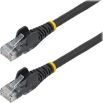 Cable Ethernet Cat 6 De 3M Lszh Patch Utp Sin Enganches Negro