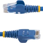 Cable De 0.3M De Red Ethernet Cat6 Utp RJ45 Moldeado Azul .