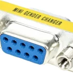 Cambiador De Genero Delgado Db9 Serial Hembra A Hembra