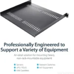 Charola Ventilada 1U Para Rack De Servidores De 16 Pulgadas