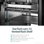 Charola Ventilada 1U Para Rack De Servidores De 16 Pulgadas