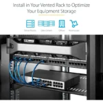 Charola Ventilada 1U Para Rack De Servidores De 7 Pulgadas