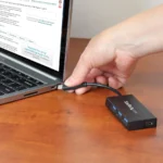 Concentrador USB 3.0 3 Puertos USB-C A Usba Y Red Blanco