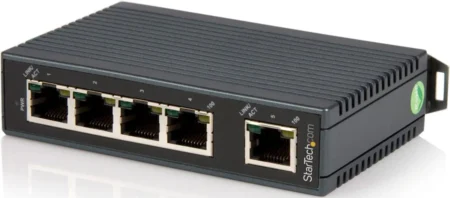 Conmutador Ethernet 5 Puertos Switch Ip30 Para Riel Din