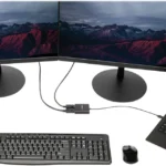 Divisor Multiplicador USB-C A Displayport 2 Puertos Hub Mst .