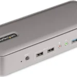 Docking Station Kvm USB-C Para 2 Laptops - 2X DP 4K 60Hz