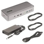 Docking Station Kvm USB-C Para 2 Laptops - 2X DP 4K 60Hz