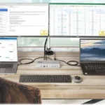 Docking Station Kvm USB-C Para 2 Laptops - 2X DP 4K 60Hz