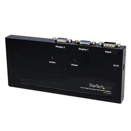 Duplicador Splitter De Video VGA De 2 Puertos Compacto Cable .