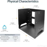 Gabinete Rack De Pared Con Estante Incorporado 8U
